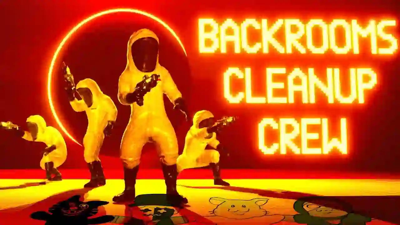 【4-person live commentary】The popular horror game 'Backrooms Cleanup Crew' where you just clean a "creepy room"